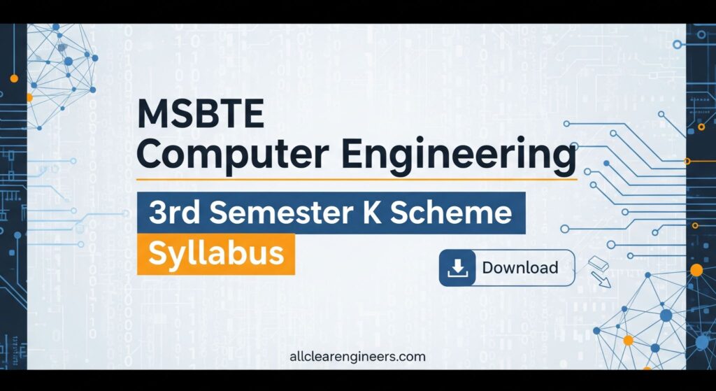 MSBTE Computer Engineering 3rd Semester K Scheme Syllabus Download