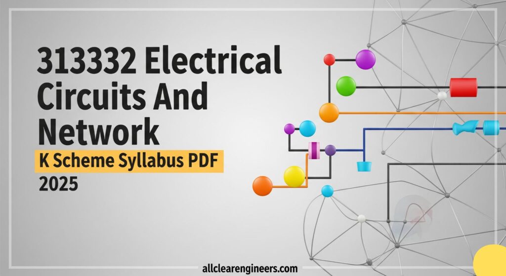 313332 Electrical Circuits And Network K scheme Syllabus PDF 2025