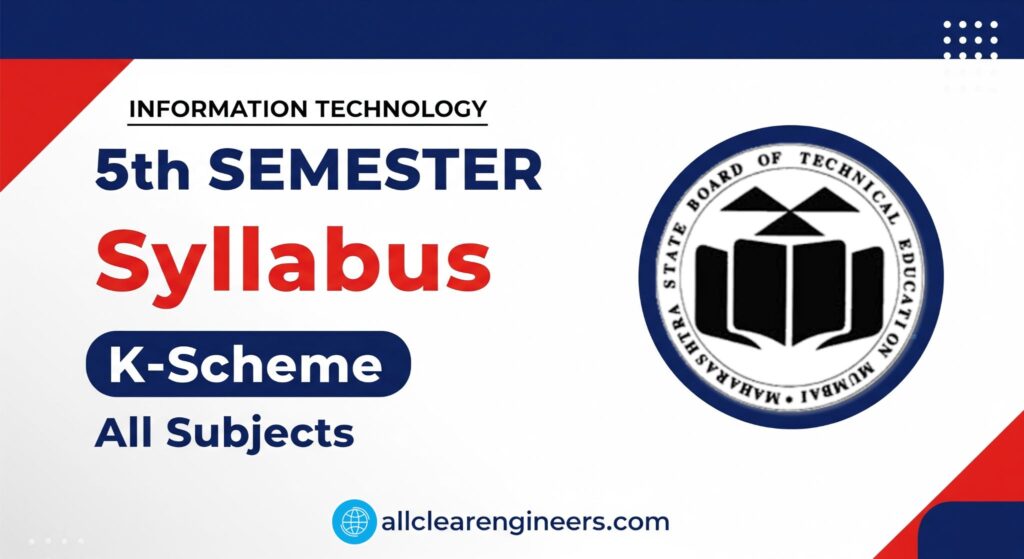 MSBTE Information Technology K Scheme Syllabus 5th Semester 2025
