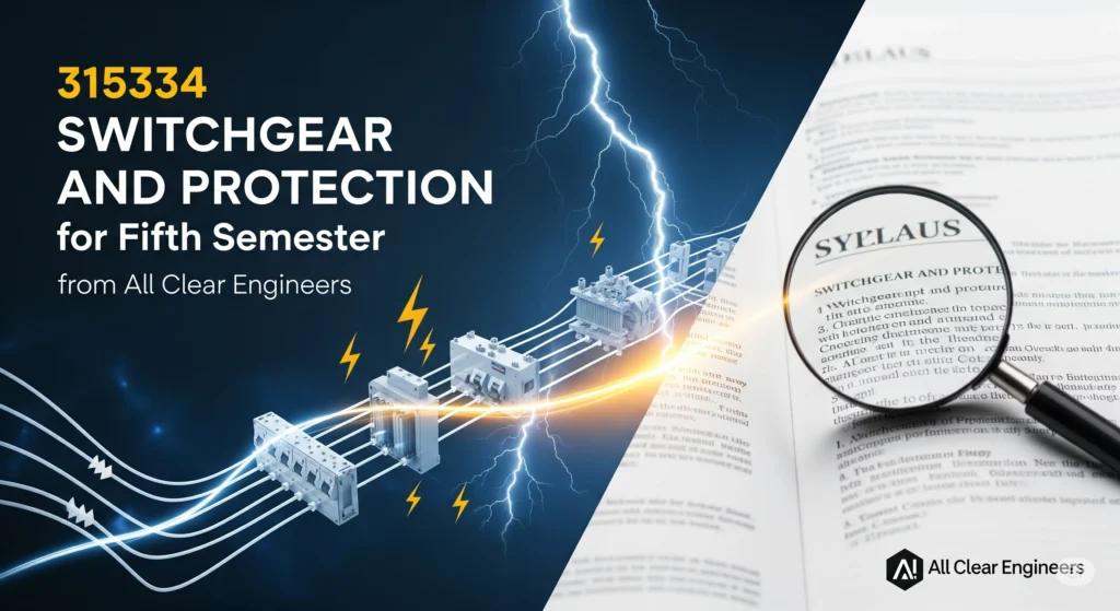 Course Title : SWITCHGEAR AND PROTECTION Course Code : 315334 Semester : Fifth