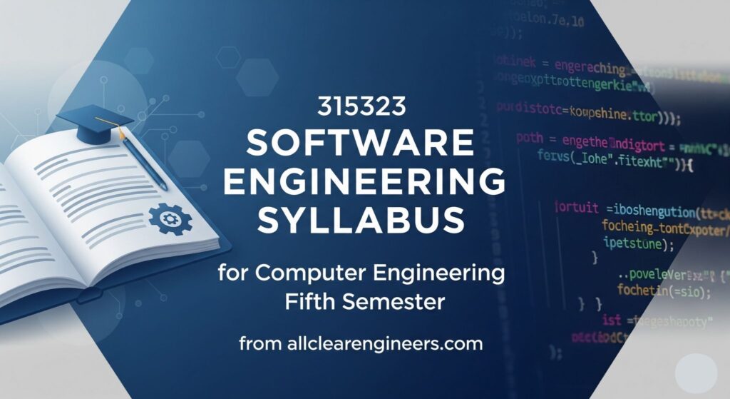 Course Title : SOFTWARE ENGINEERING SYLLABUS Course Code : 315323 Computer Engineering Semester : Fifth website name allclearengineers.com