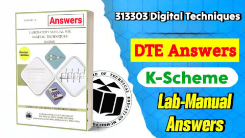 MSBTE all clear,MSBTE diploma solutions,313303 Digital Technique manual answers,Digital Technique manual solutions,DTE Manual Answers,MSBTE K Scheme,Digital Technique,