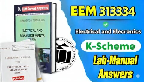 Electrical and electronics measurement lab manual answers MSBTE solutions