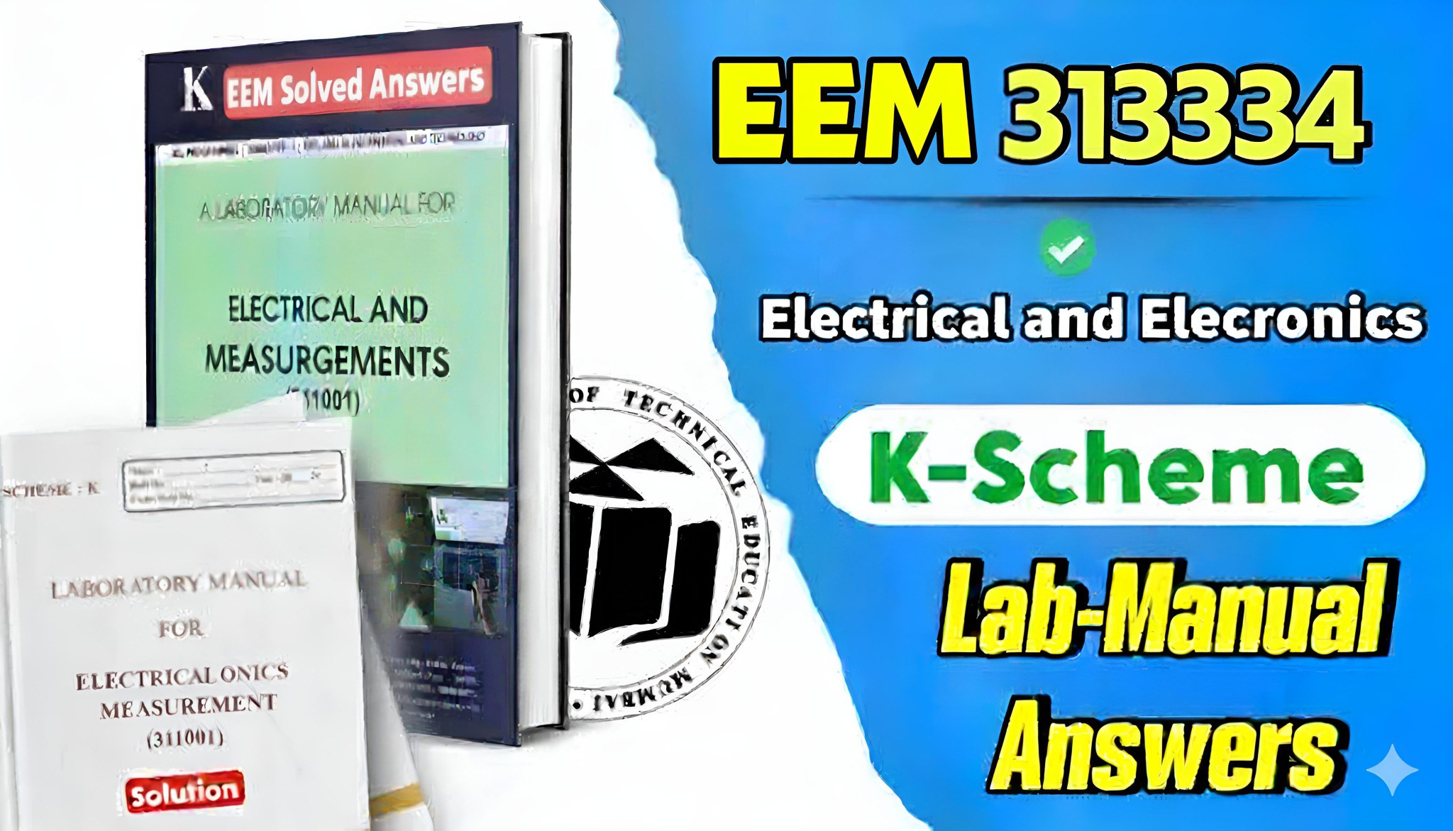 Electrical and electronics measurement lab manual answers MSBTE solutions