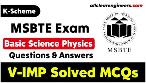 311305 Basic Science Physics V-IMP MSBTE Exam MCQs 2025