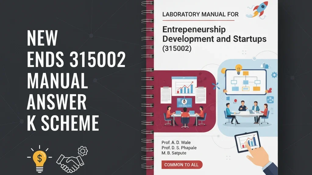 ENDS 315002 Entrepreneurship Development And Startups Manual Answe