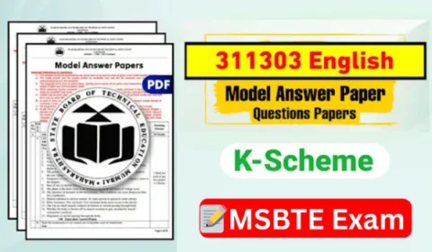 ENG 311303 English MSBTE Diploma K Scheme Model Answer Papers