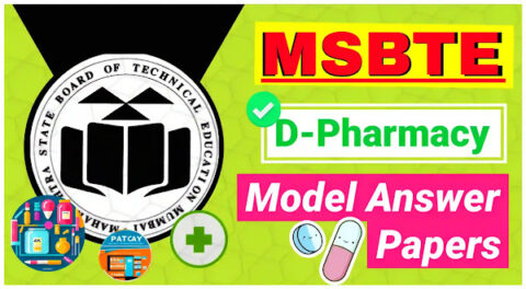 MSBTE Pharmacy Model Answer Papers 2025